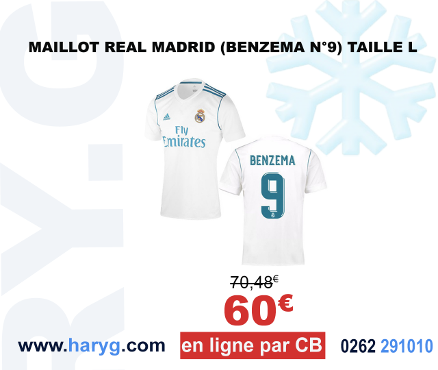 Maillot football vintage Réal madrid 2018-2019 THIRD 9 BENZEMA – Football Shirt Vintage